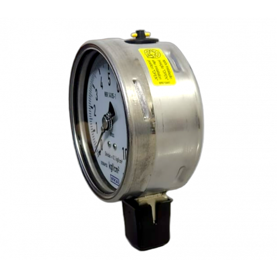 232.50.100  10 kgf/cm2  1/2 NPT - Manômetro de tubo Bourdon, Ser