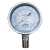 Manômetro Analógico Premium em Aço Inoxidável c/ StabiliZR - Dimensionável (PFP Series) - 1