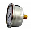 "Manômetro com tubo Bourdon, com enchimento de líquido caixa em aço inoxidável Modelo: 213.53.063 20 kgf/cm2 2.ª escala psi 1/4 NPT montagem traseira" - 1