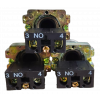 BOTÃO METALICO PULSADOR PRETO 1 NA C/ PROT DE UNHA - 3